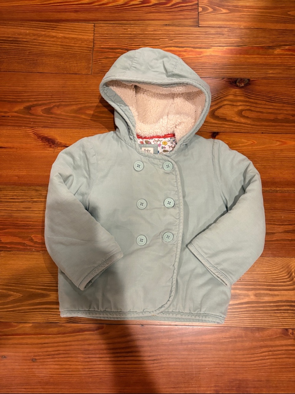 Boden |  Hooded Pea Coat | 3-4 year